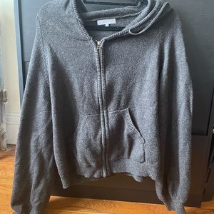Lulus Oversized Hoodie Zip Up